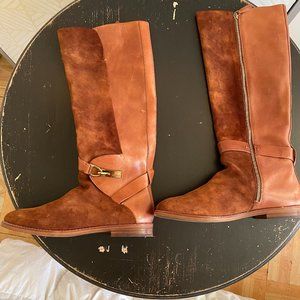 Aerin Size 10 M Matilda Boots in Cognac/Caramel